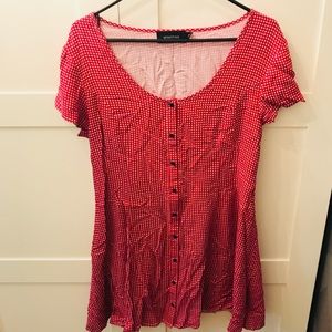 Minkpink polka dot dress